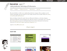 Tablet Screenshot of beccatron.com